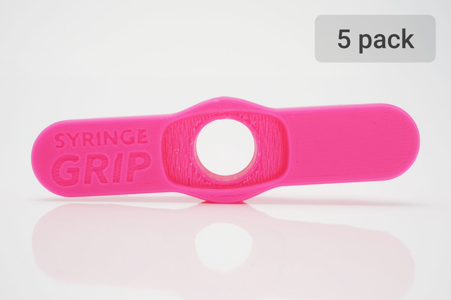 Multi pack | 5 SyringeGrips | Pink