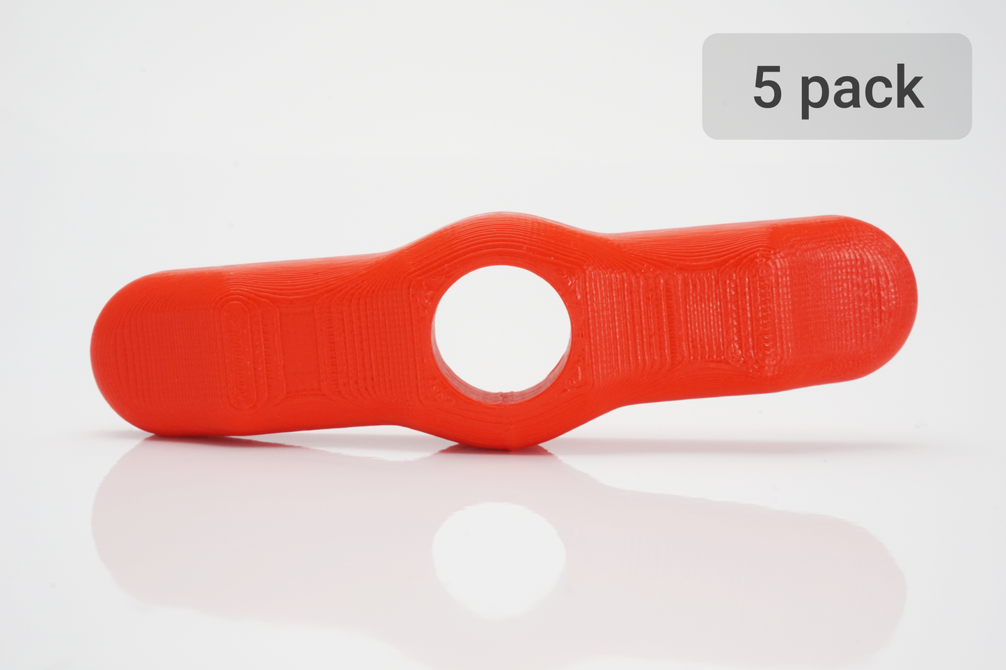 Multi pack | 5 SyringeGrips | Red