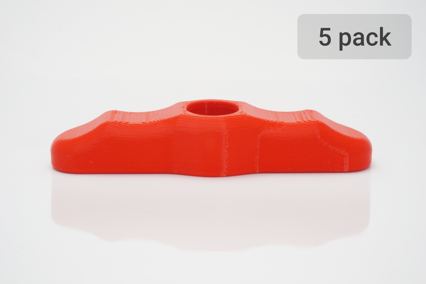 Multi pack | 5 SyringeGrips | Red