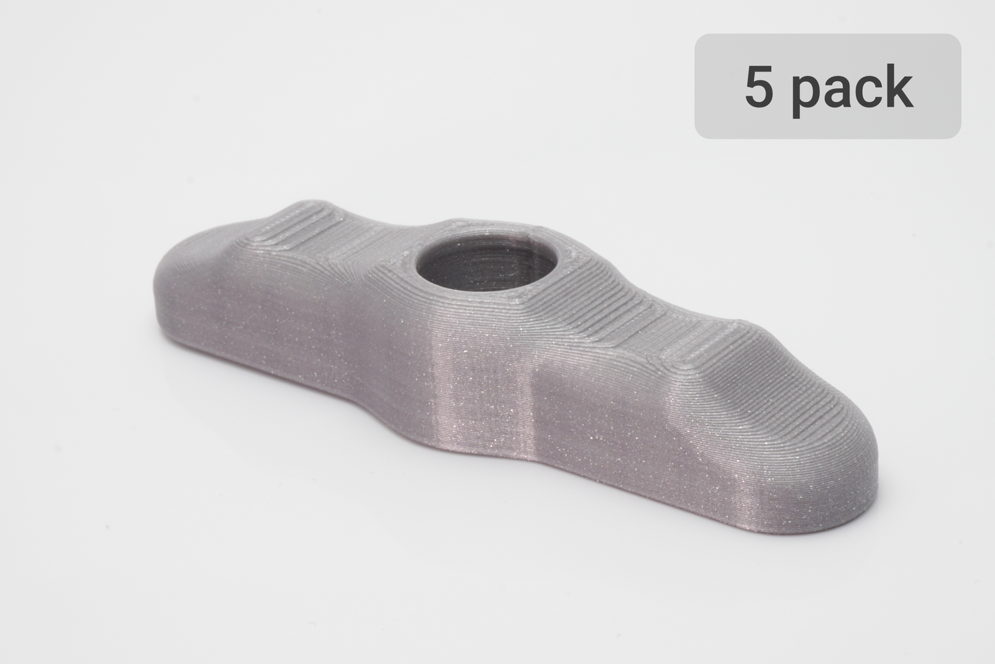 Multi pack | 5 SyringeGrips | Silver