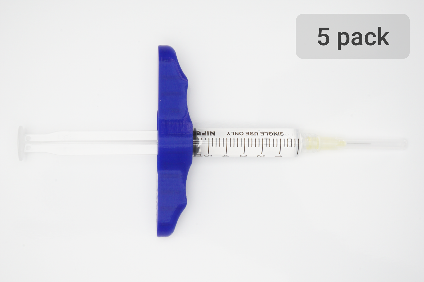 Multi pack | 5 SyringeGrips | Blue