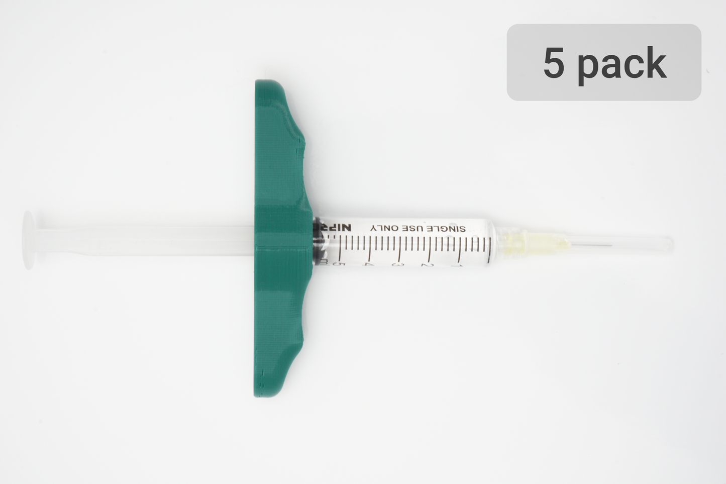 Multi pack | 5 SyringeGrips | Turquoise