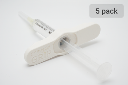 Multi pack | 5 SyringeGrips | White